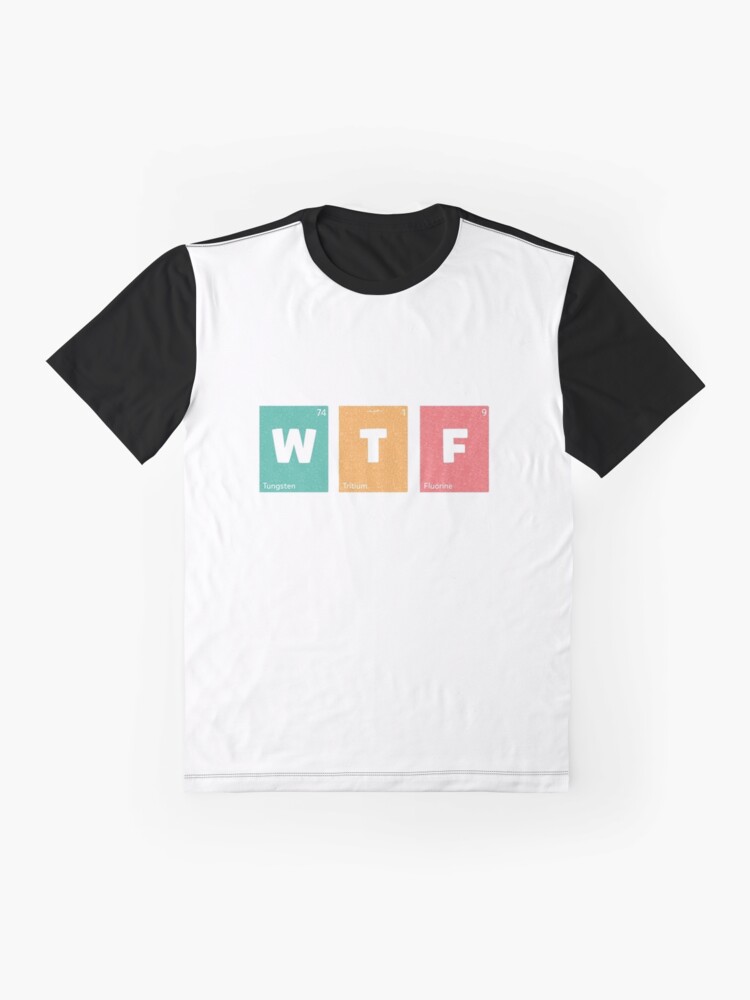 Alternate view of WTF #A026 Graphic T-Shirt