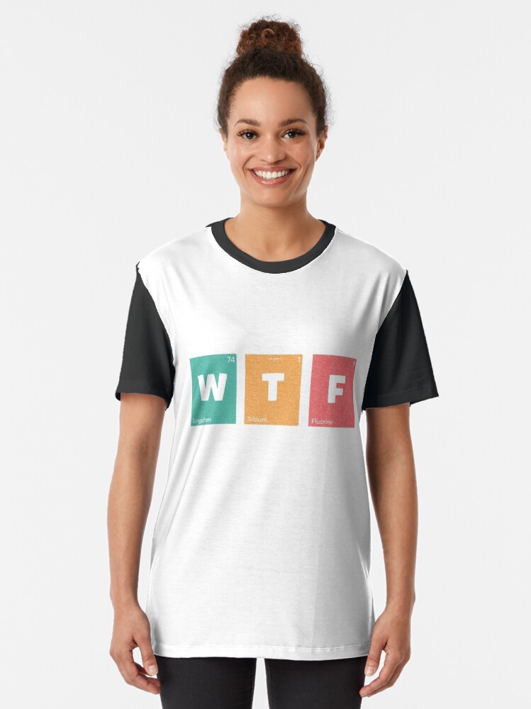 Alternate view of WTF #A026 Graphic T-Shirt