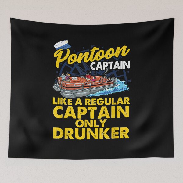 Item preview, Funny Pontoon Captain Like A Regular Captain Only Drunker  designed and sold by manidala.
