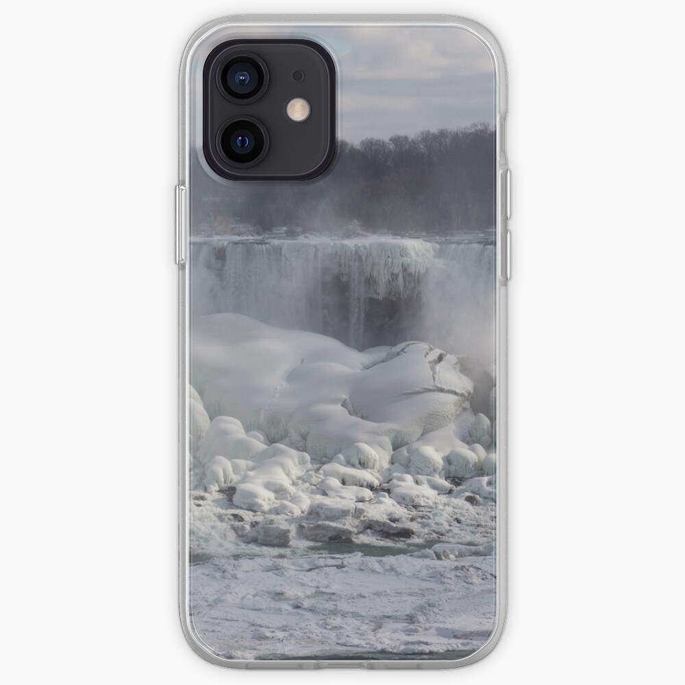 Niagara Falls Spectacular Ice Buildup - American Falls, New York State, USA iPhone Case & Cover