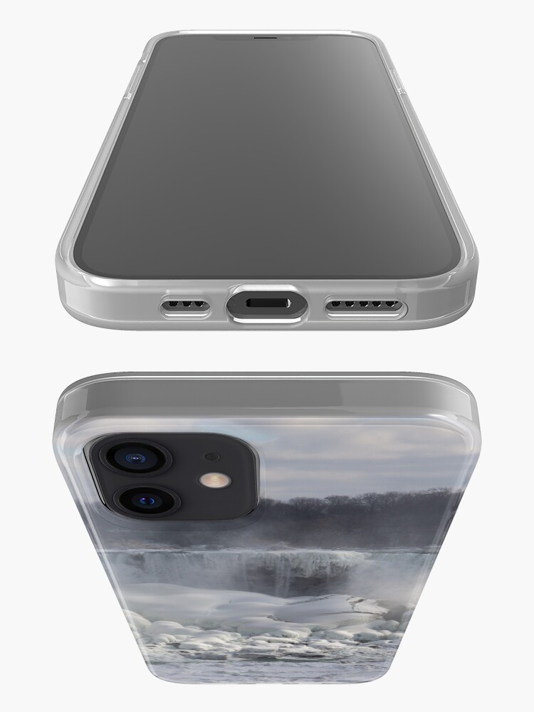 Alternate view of Niagara Falls Spectacular Ice Buildup - American Falls, New York State, USA iPhone Case & Cover