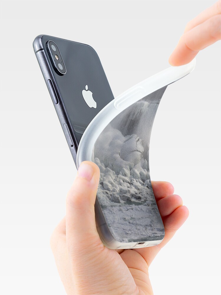 Alternate view of Niagara Falls Spectacular Ice Buildup - American Falls, New York State, USA iPhone Case & Cover