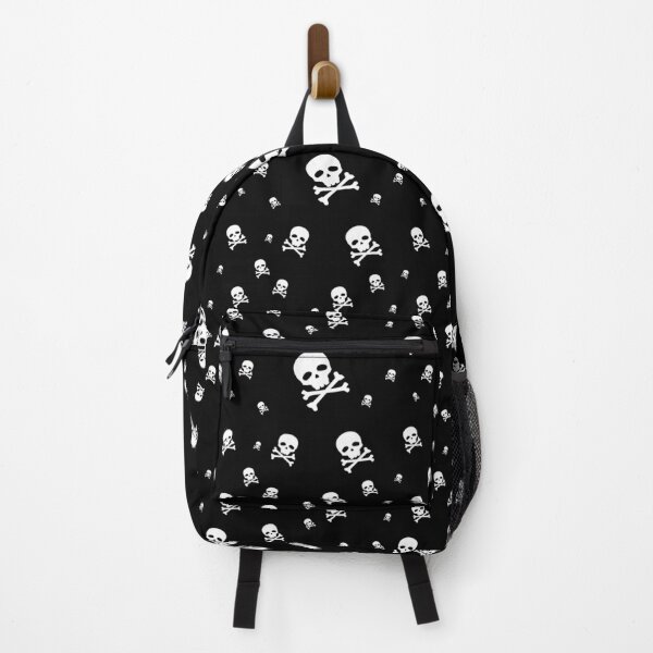 Item preview, Littles White Pirates Skulls on Black Background designed and sold by Gerson Ramos.