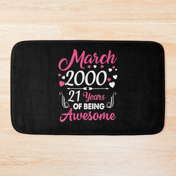 Item preview, March Girl 2000 T 21th Birthday Gift 21 Years Old  designed and sold by manidala.