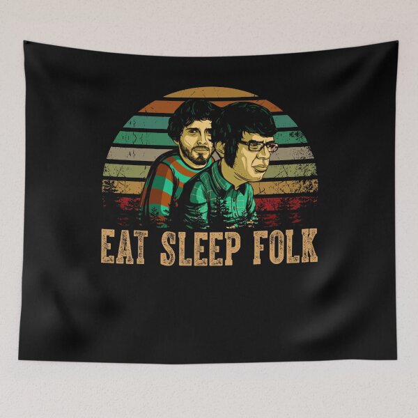 Item preview, vintage retro eat sleep folk the flight art of the conchords gift for fans designed and sold by banhtoxu95.