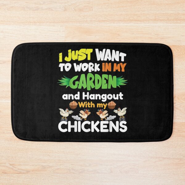 Item preview, I Just Want To Work In My Garden Mama Chicken  designed and sold by manidala.