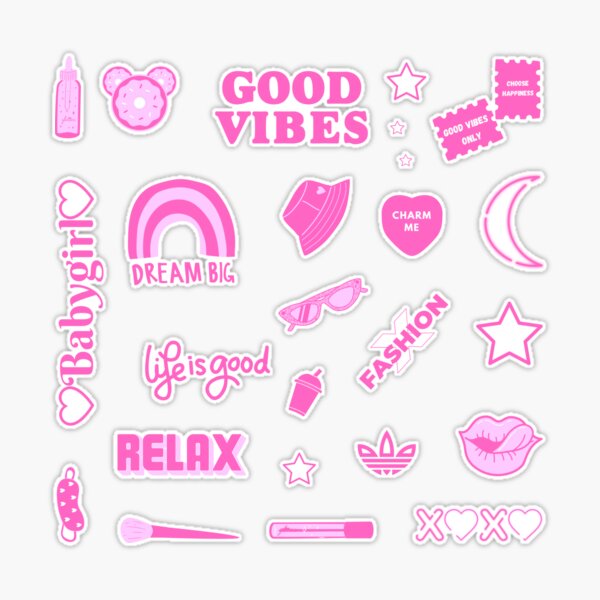 Pink pack Sticker for Sale by Hoetoons