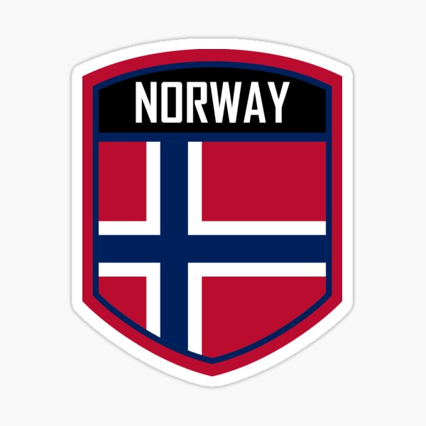 Norway Map-Flag Norwegian Map-Flag Car Sticker Vinyl Sticker 