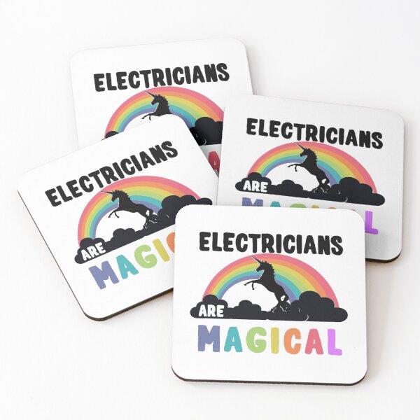 Item preview, electricians are magical black designed and sold by camposdd666.