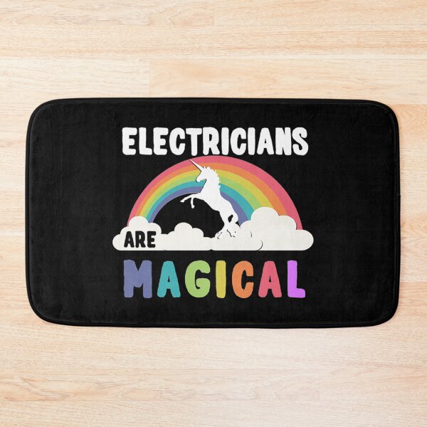 Item preview, electricians are magical white designed and sold by camposdd666.