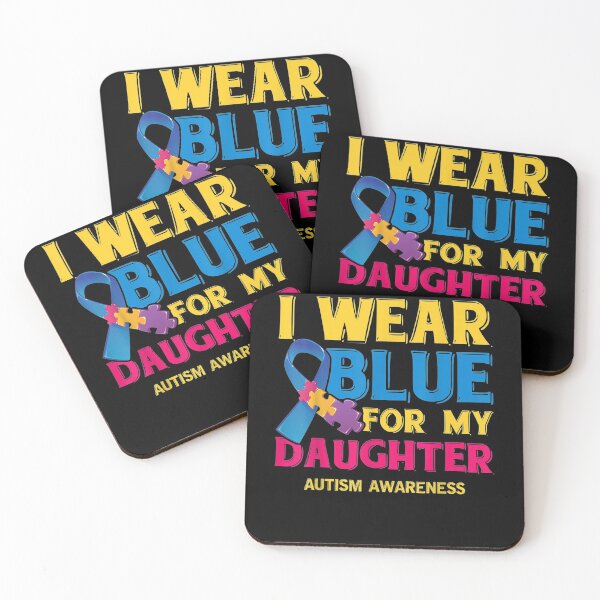 Item preview, I Wear Blue For My Daughter Autism Awareness Vintage Apparel  designed and sold by manidala.