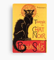 Le Chat Noir Vintage Poster Canvas Print