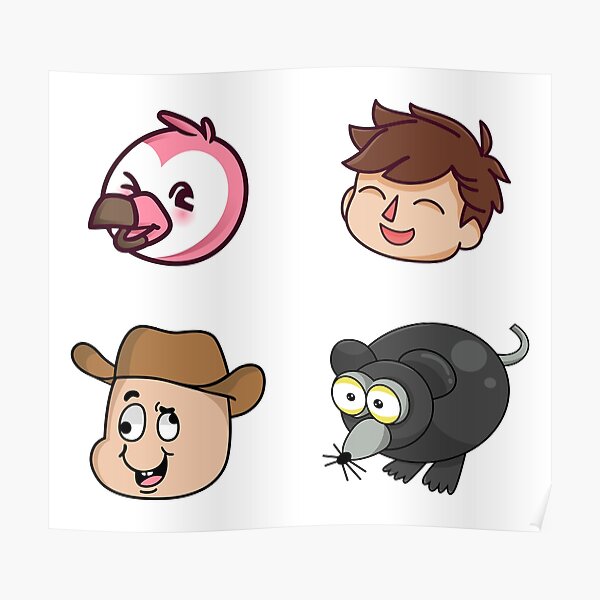 Rats Roblox Posters Redbubble - rat logo roblox