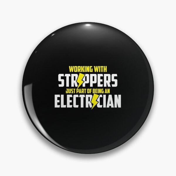 Item preview, funny electrician lineman strippers white designed and sold by camposdd666.