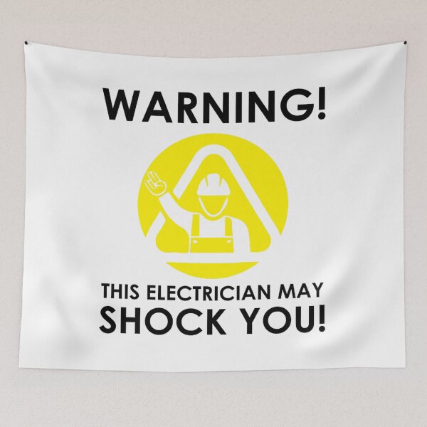 Item preview, funny electrician may shock you black designed and sold by camposdd666.