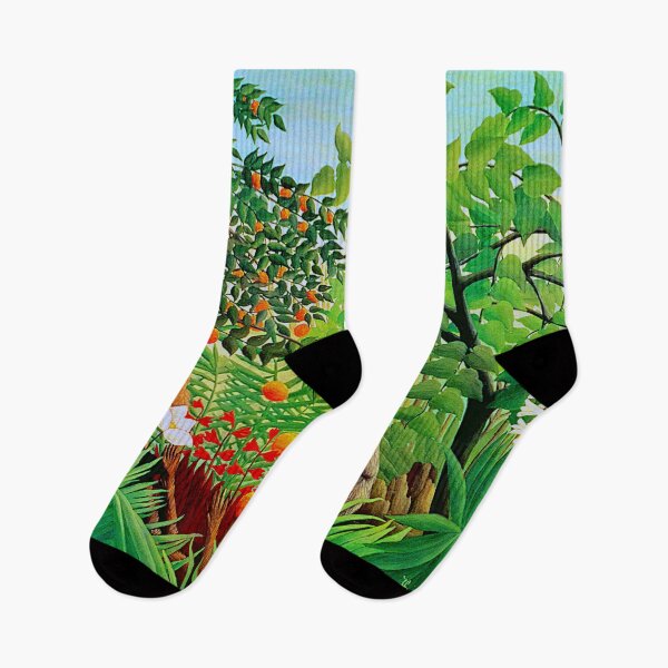 Item preview, Exotic Landscape by Henri Rousseau designed and sold by SimpleJoyStyle.