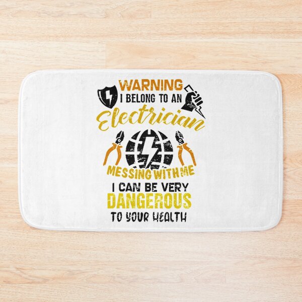Item preview, funny i belong to electrician dangerous to health black designed and sold by camposdd666.