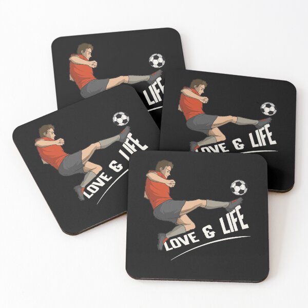 Item preview, Love & Life soccer player design designed and sold by FalkDania.