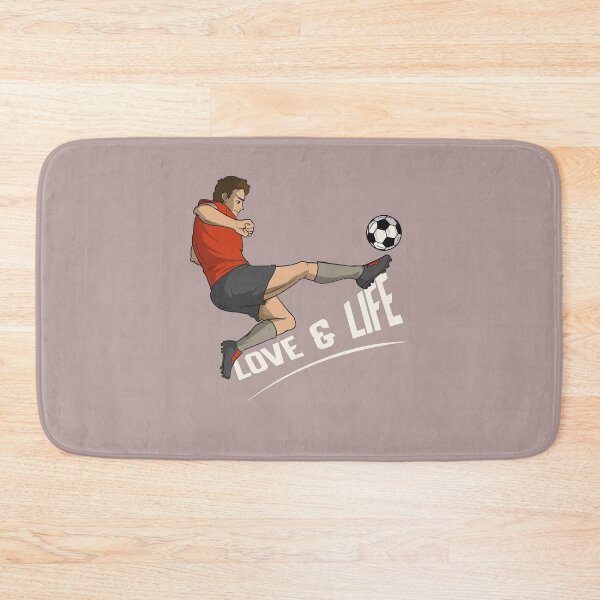 Item preview, Love & Life soccer player design designed and sold by FalkDania.