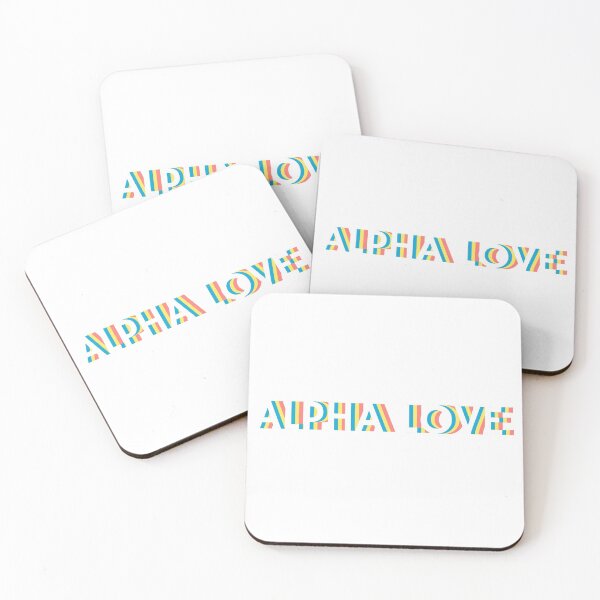 Item preview, Rainbow Alpha Love designed and sold by Mint & Magnolia Design.