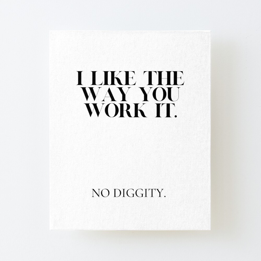  No Diggity Song Lyrics - Portrait Gallery Wrapped