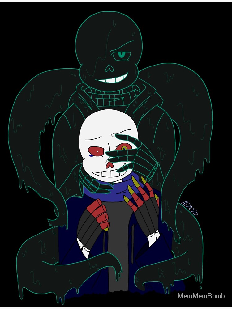 Nightmare sans, *sips judgingly* Magnet for Sale by Nova-R