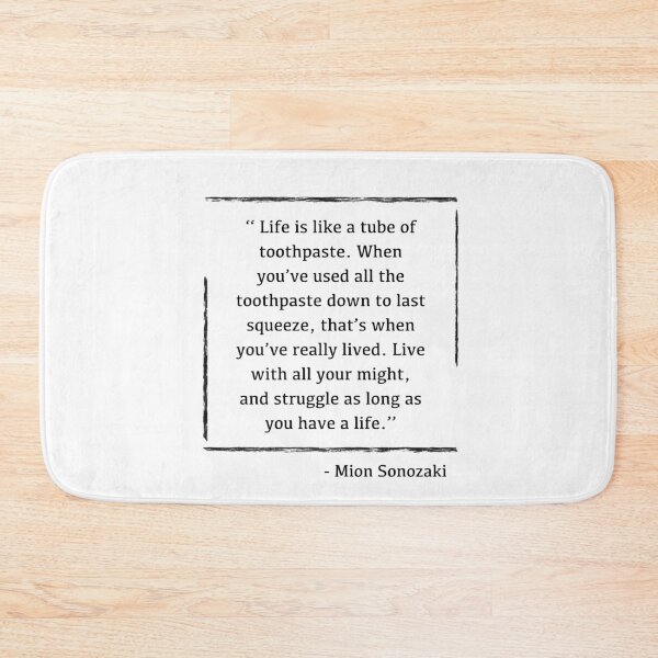 Item preview, Mion Sonozaki- Higurashi no Naku Koro Ni Quote - Life is toothpaste designed and sold by AnimeDesignX.