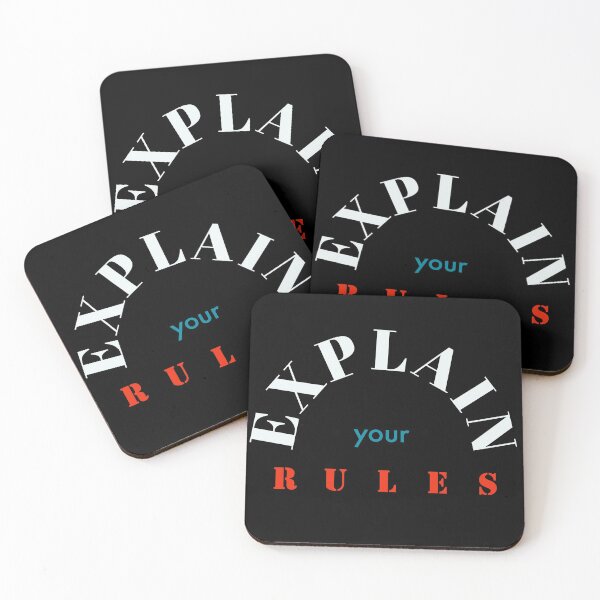 Item preview, explain your rules designed and sold by PCpallavi.