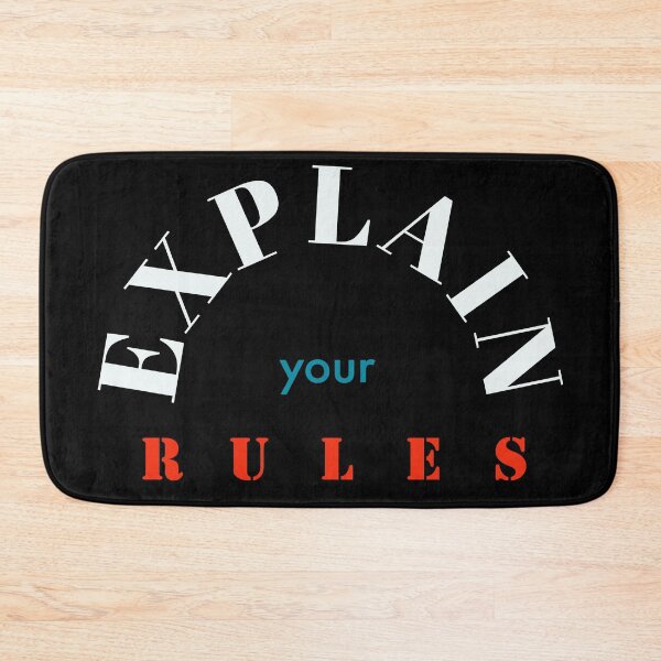 Item preview, explain your rules designed and sold by PCpallavi.