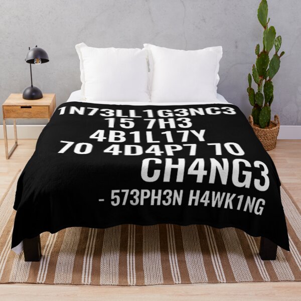 Item preview, intelligence is the ability to adapt to change 1 white designed and sold by camposdd666.