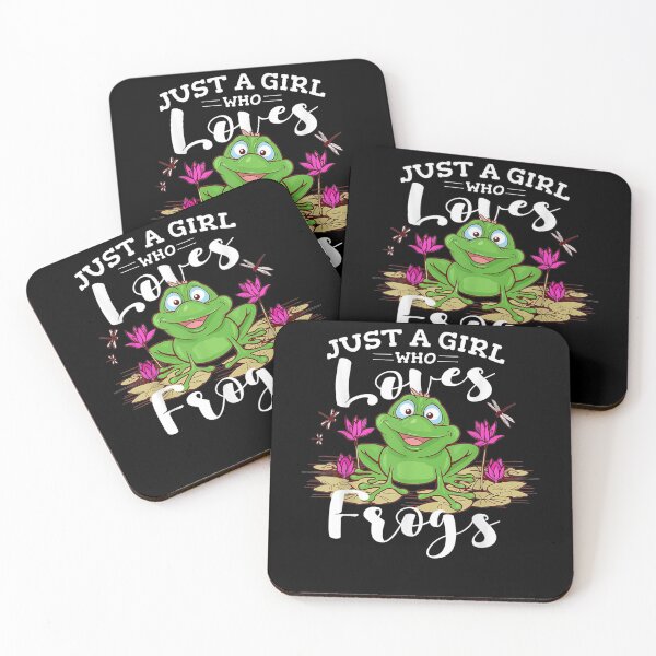 Item preview, Just A Girl Who Loves Frogs Cute Green Frog  designed and sold by manidala.