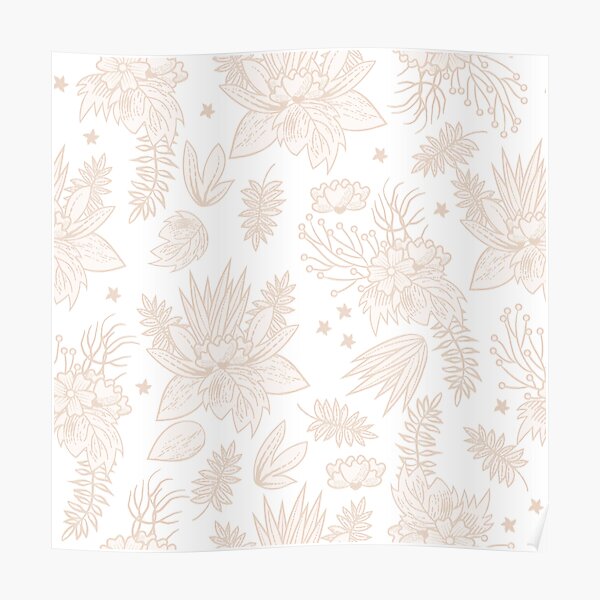 Pink Floral Vintage Pattern