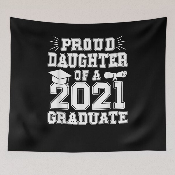 Item preview, Proud Daughter Of A 2021 Graduate School Graduation Mom Dad  designed and sold by manidala.