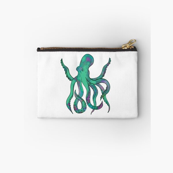 Item preview, Cosmic Nebula Green Octopus  designed and sold by iconicus-design.