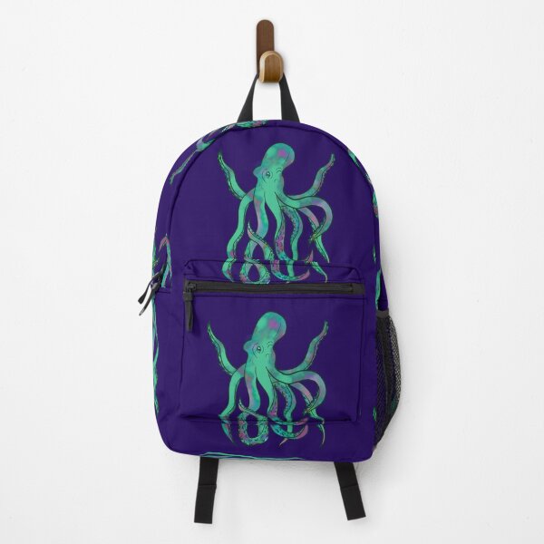 Item preview, Cosmic Nebula Green Octopus  designed and sold by iconicus-design.