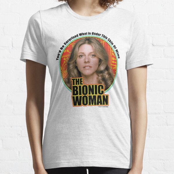  The Bionic Woman - Under My Skin Juniors T-Shirt in White,  Medium, White : Clothing, Shoes & Jewelry