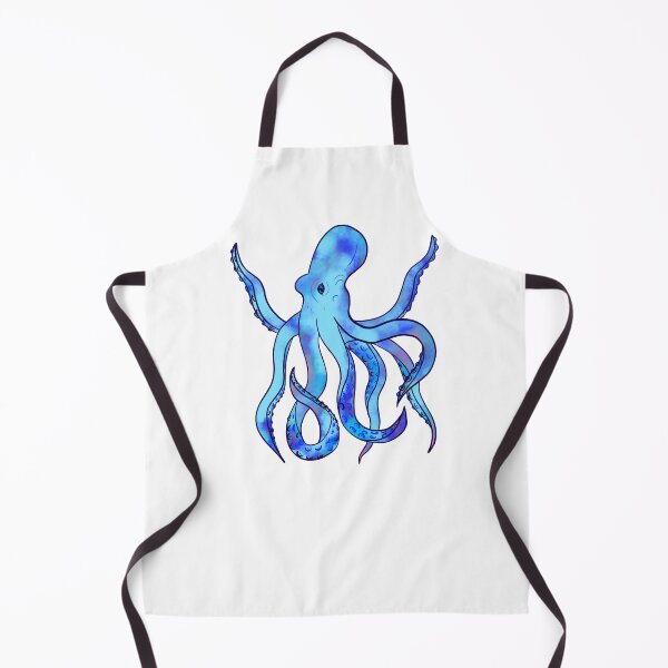 Item preview, Cosmic Nebula Blue Octopus designed and sold by iconicus-design.