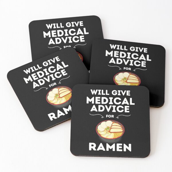 Item preview, Will Give Medical Advice For Ramen // Black designed and sold by DocTeen.