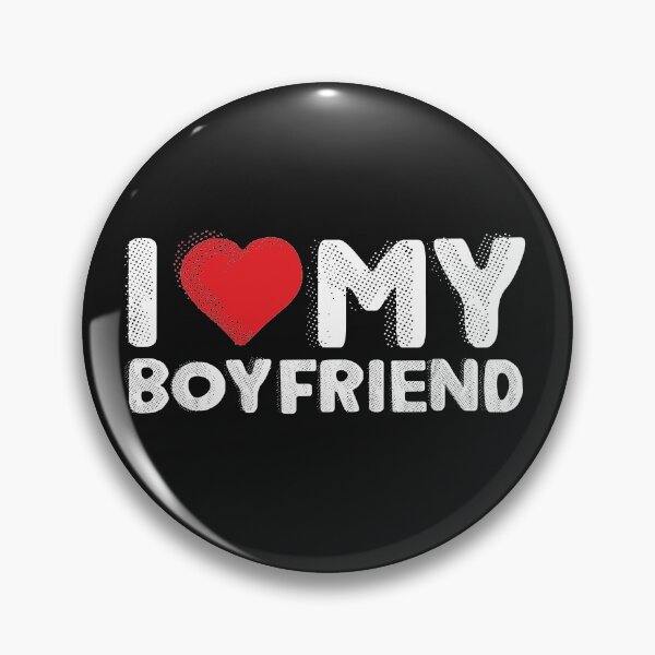 Item preview, I Love My Boyfriend Funny Gift from Girlfriend Awesome Red Heart Design designed and sold by alenaz.