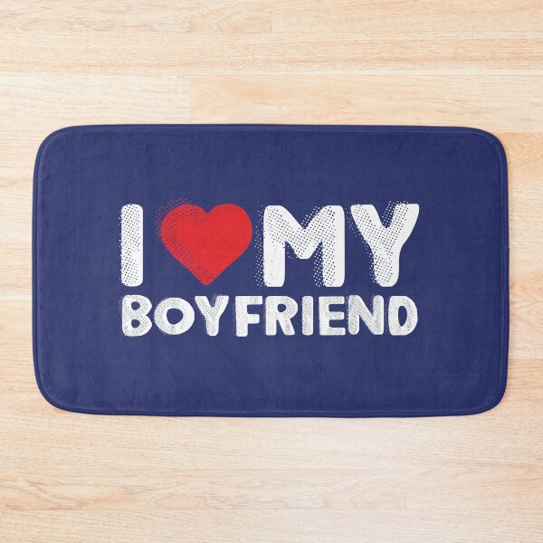 Item preview, I Love My Boyfriend Funny Gift from Girlfriend Awesome Red Heart Design designed and sold by alenaz.