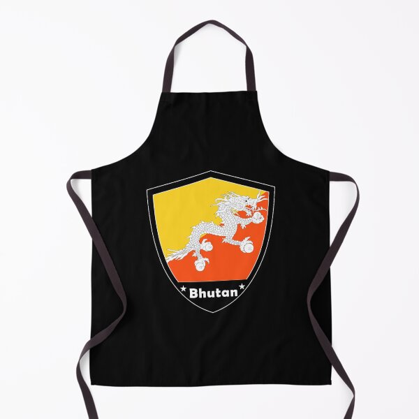 Item preview, Bhutan Flag Badge designed and sold by Gina-Driada.