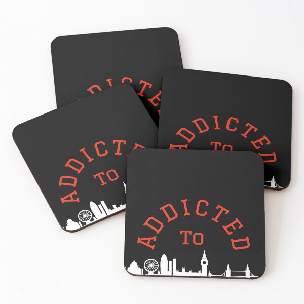Item preview, Addicted To London black design designed and sold by PCpallavi.