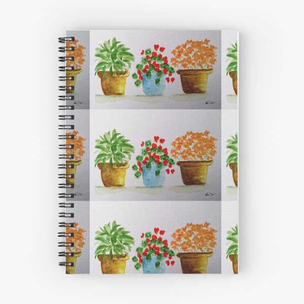 Item preview, Cheerful pot plants! designed and sold by CaffGillArt.