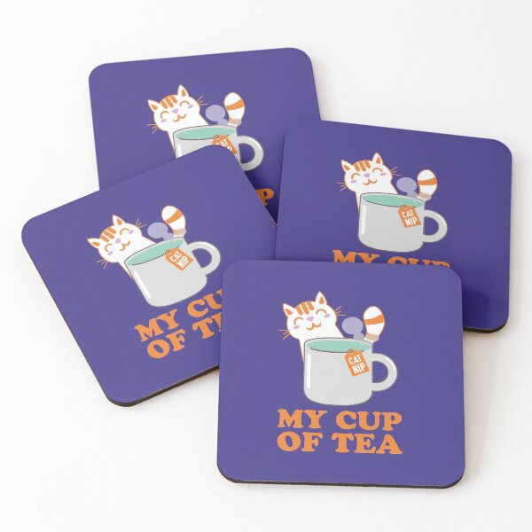 Item preview, My Cup of Catnip Tea | Japanese Cat Aesthetic | Funny designed and sold by Fluffy-Vectors.