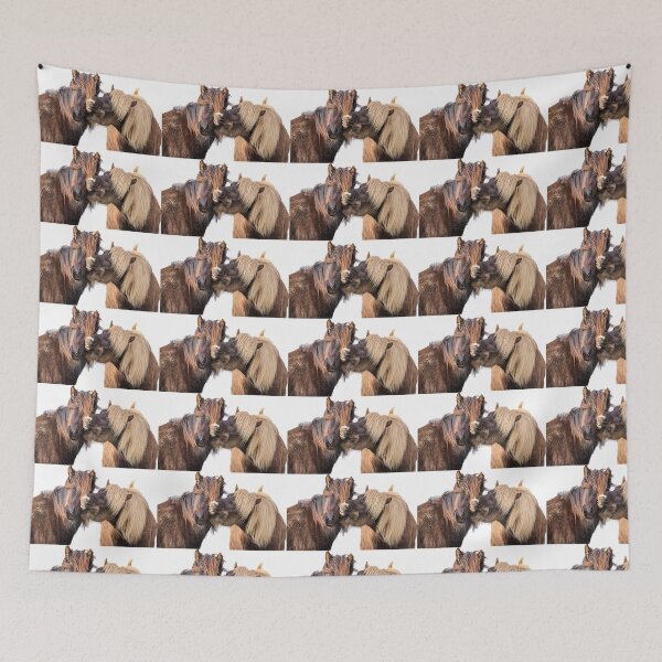 Item preview, The kiss of the Icelandic stallions designed and sold by Ingo Gerlach.