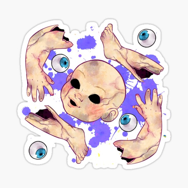 Doll Parts Sticker