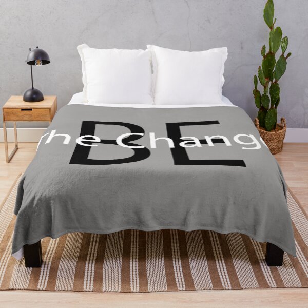 BE The Change Throw Blanket