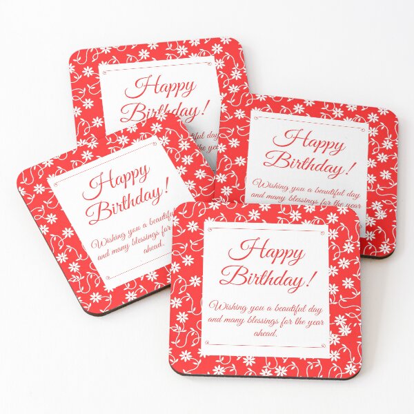 Item preview, Floral Elegant Happy Birthday  designed and sold by MariesDesigns11.