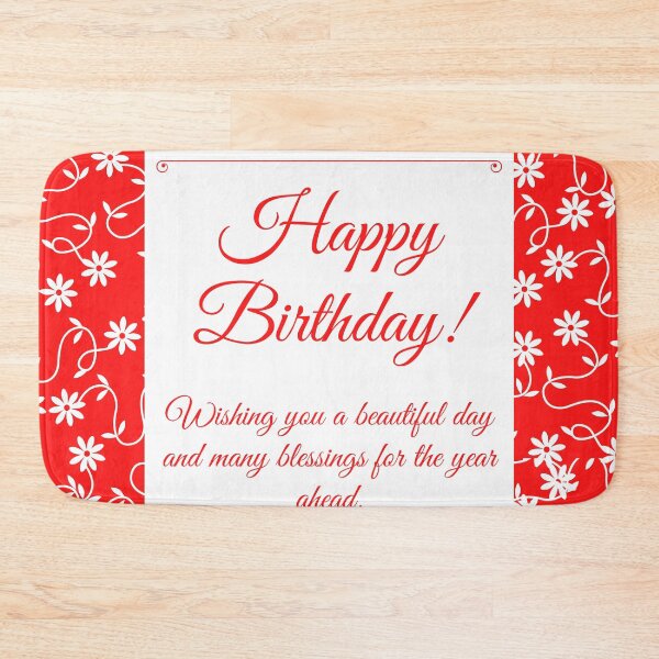Item preview, Floral Elegant Happy Birthday  designed and sold by MariesDesigns11.
