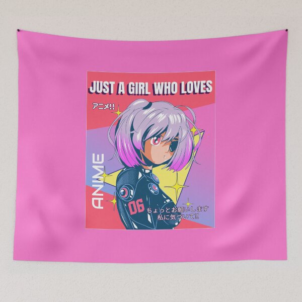 Item preview, Just a girl who loves anime designed and sold by BlascoShop.